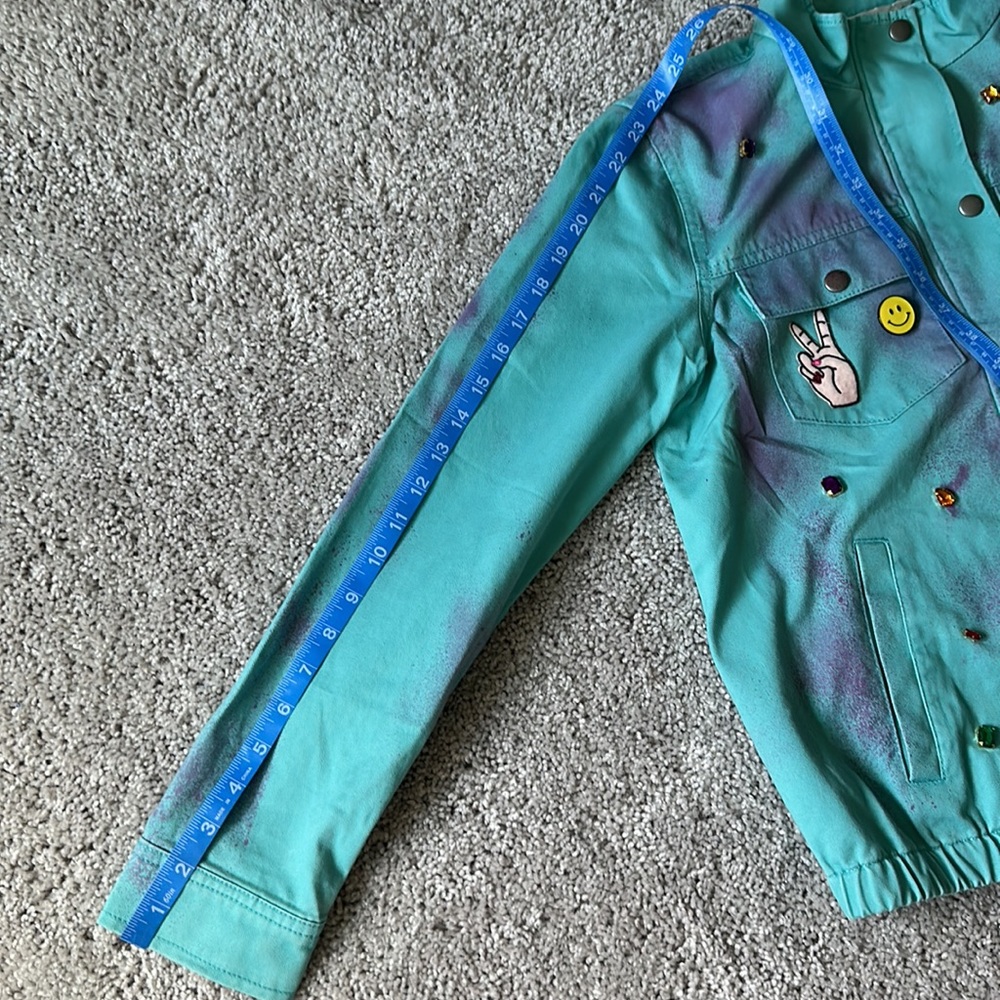 Handmade painted jacket. - Picture 15 of 17